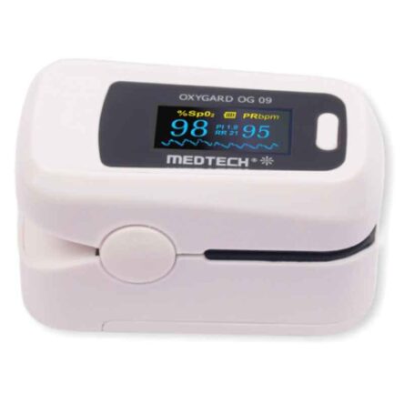 Medtech OG09 SPO2 OLED Display Pulse Oximeter Blood Oxygen Saturation Heart Rate Monitor