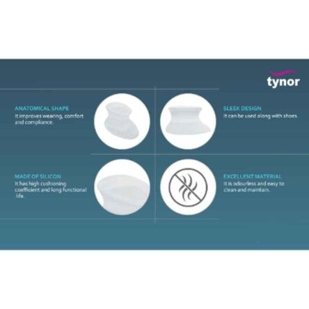 Tynor Silicon Toe Separator