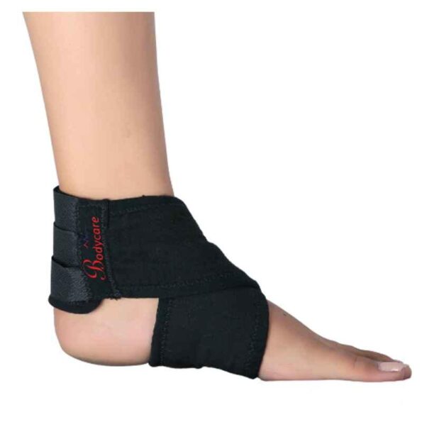 Bodycare Cotton & Elastic Black Ankle Binder