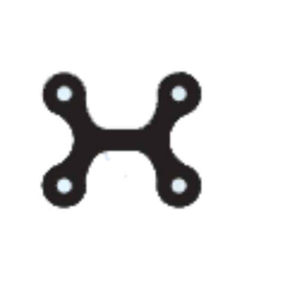 Surgiwear 16mm X Shaped Plate