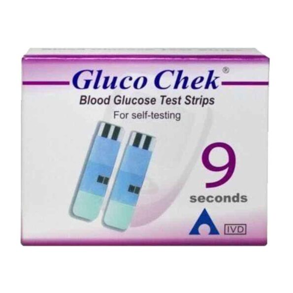 Gluco Check 50 Pcs Glucometer Strips Box