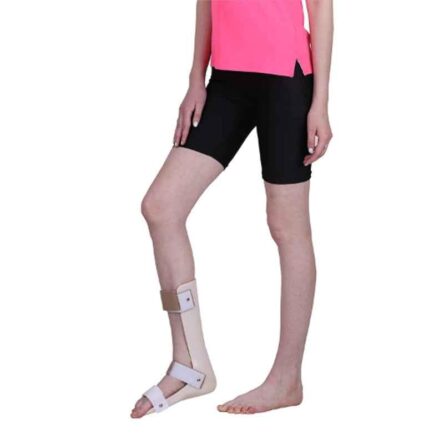 Salo Orthotics Polypropylene Left Static Adjustable Ankle Foot Orthosis