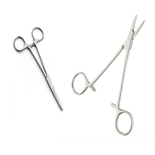 Forgesy 6 inch Artery Forceps & 6 inch Needle Holder Combo