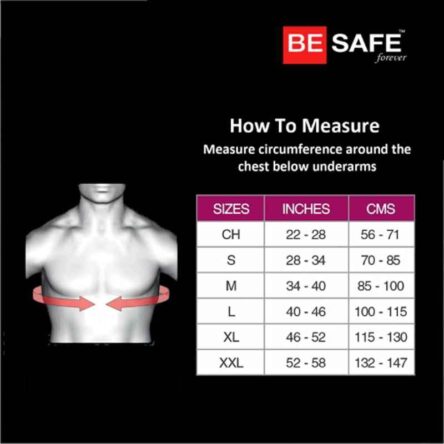 Besafe Forever Black Unisex Clavicle Brace Support for Posture Correction