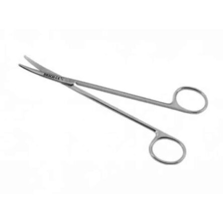 Desco 6 inch Stainless Steel Curved Tonsil Metzenbaum Scissor