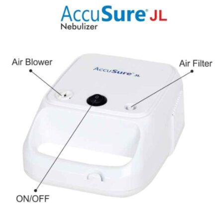 AccuSure JL Nebulizer Piston Compressor Nebulizer Machine with Mouth Piece