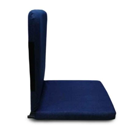 Kawachi Dark Blue Meditation & Yoga Floor Chair with Back Support