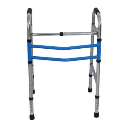 Fidelis Healthcare Mild Steel Blue U Shape Adjustable Walker