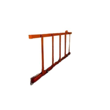 PMPS 3ft Mild Steel Orange Bed Guard Safety Collapsible Railing