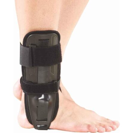 Fidelis Healthcare Elastic Black Ankle Brace