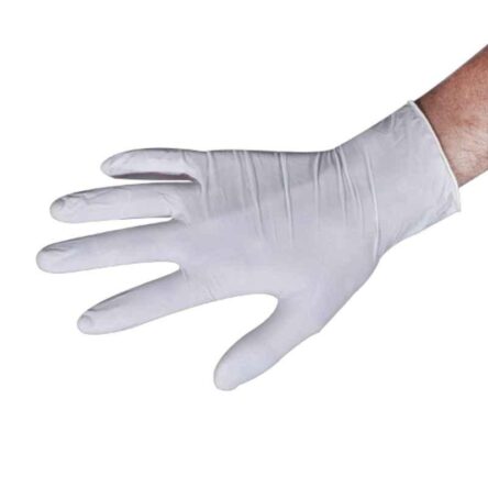 Smart Care G-6M Latex White Powdered Examination Gloves