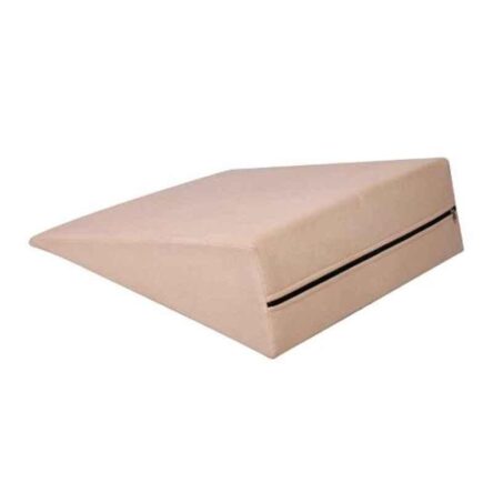 Divine Medicare 28x36x6 inch Bed Wedge Back Cushion Support with White Cover