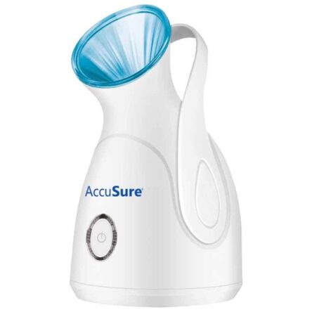 Accusure White & Blue Nano Ionic Facial Steamer