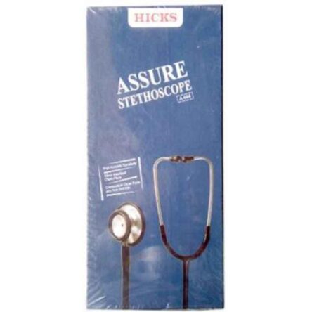 Hicks A-444 Black Acoustic Stethoscope