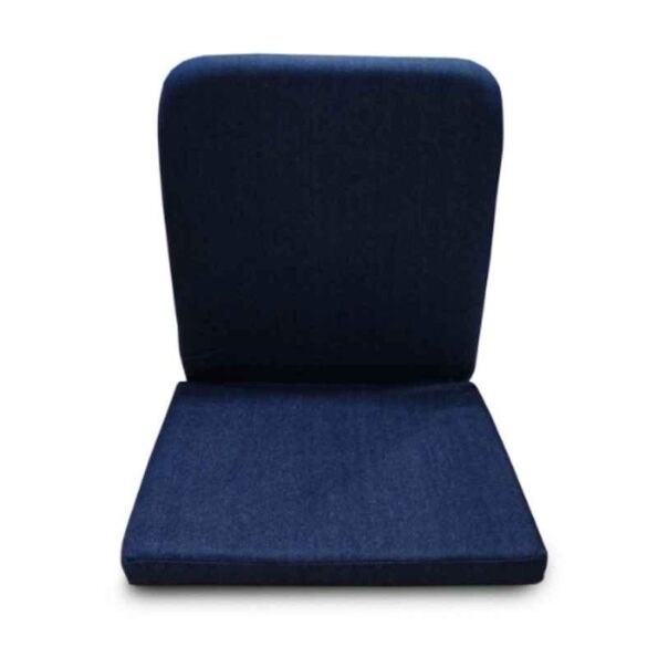 Kawachi Dark Blue Meditation & Yoga Floor Chair with Back Support