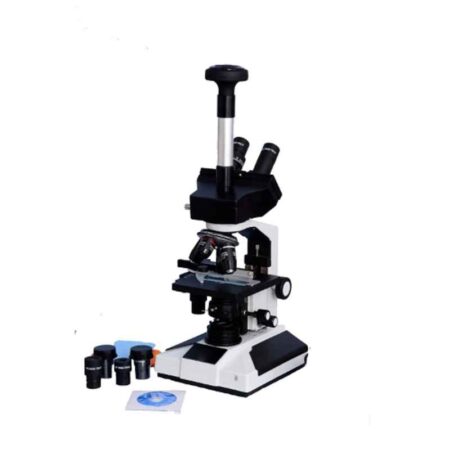 ESAW 40-1500x Trinocular Microscope with Semi-Plan Objectives & 1.MP CMOS Camera