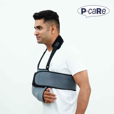 P+caRe Grey & Black Comfort Sling & Swathe