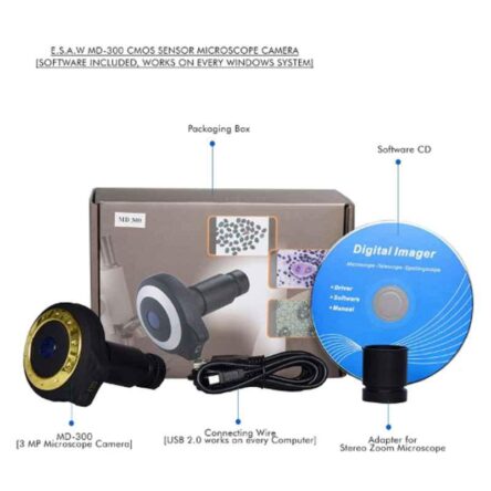 ESAW MD-300 3MP Microscope Camera with Software