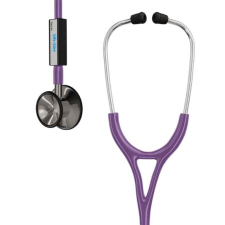 Lifeline Excel-II Stainless Steel Pink Chest Piece Stethoscope with 2 Way Tube