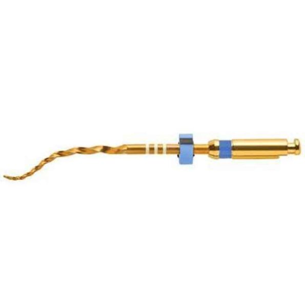 Waldent 19mm Premium Taper Gold Rotary File