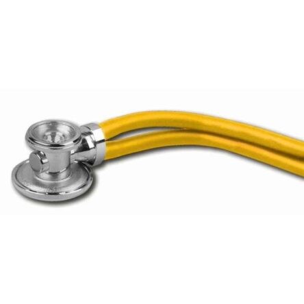 Divine Medicare Pluss Rappaport Yellow Dual Head Stethoscope Convertible Chest-Piece