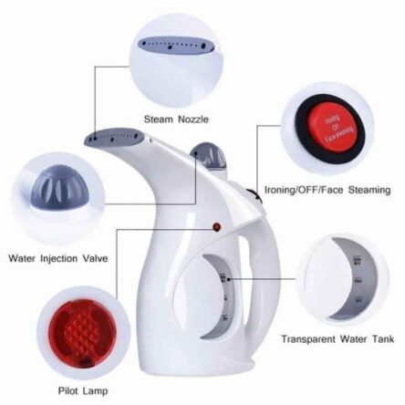 DeoDap 750W 200ml ABS Facial Handheld Portable Steamer