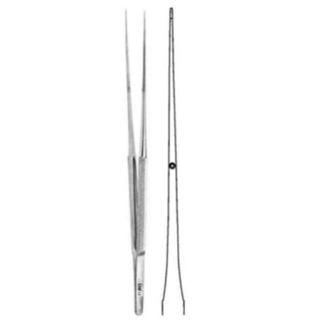 Alis 23cm/ 9 inch Micro Suture Tying Forceps with Platform Straight 0.6mm