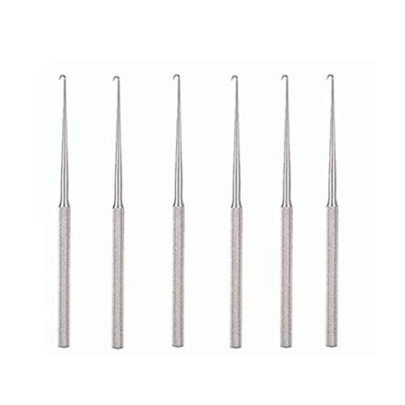 Forgesy 6 Pcs 7 inch Stainless Steel Single Prong Skin Hook Retractor