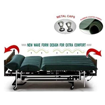 SMIC 90x200cm Rubberized Fabric Green Water Bed