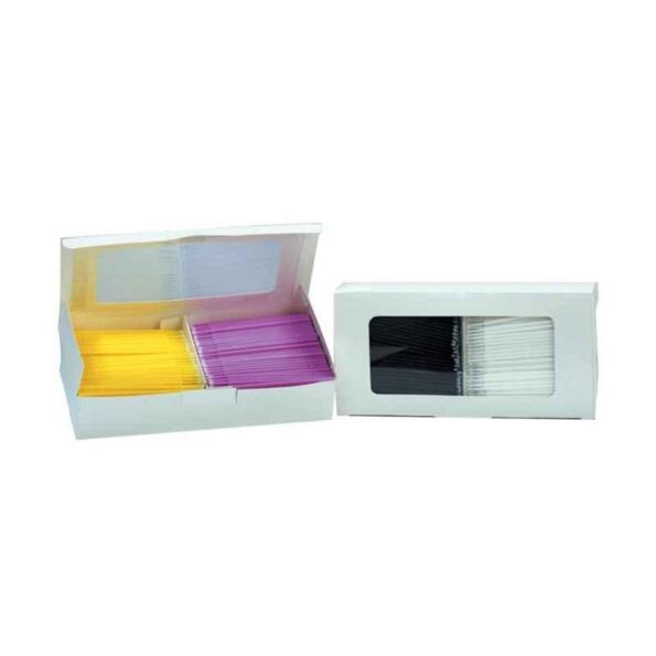 Denmax 1000Pcs Fine Yellow Mauve Micro Applicator Pack