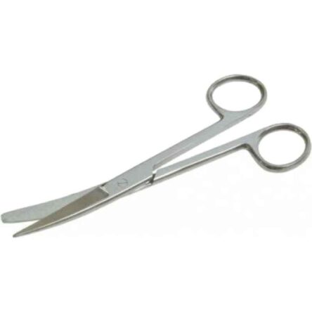 Forgesy NEO36 6 inch Silver Stainless Steel Blunt Sharp Curved Dressing Scissor