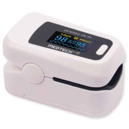 Medtech OG09 SPO2 OLED Display Pulse Oximeter Blood Oxygen Saturation Heart Rate Monitor