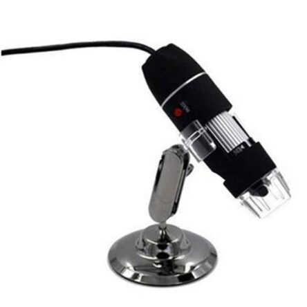 Microware 40-1000X 2.0MP 8 LED Black Digital Microscope