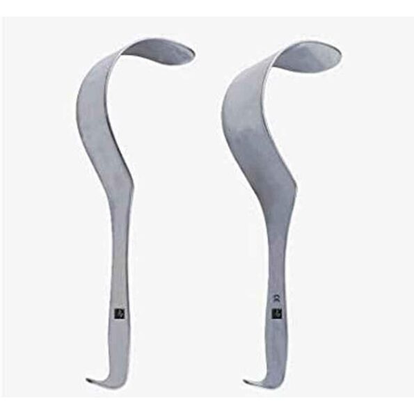 HIT CLASSIC 2 Pcs Stainless Steel Deaver Abdominal Surgical Retractor Set