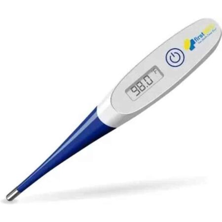 Firstmed White & Blue Digital Flexible Tip Medical Digital Thermometer