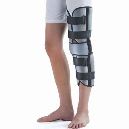 Dyna Large Grey Innolife Knee Immobiliser Short