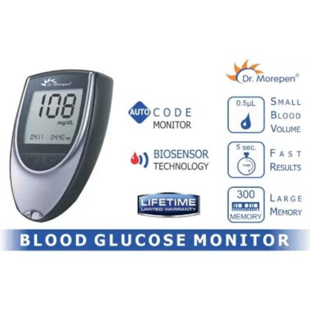 Dr. Morepen Gluco One BG-03 Multicolour Glucometer with 50 Pcs Strips Set