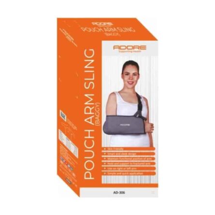 Adore Nylon Grey Baggy Pouch Arm Sling