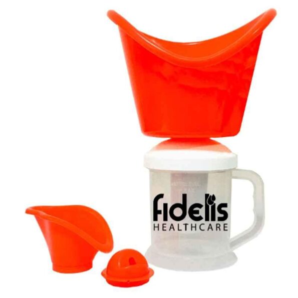 Fidelis Healthcare Three In One Red Plastic Steam Vaporizer