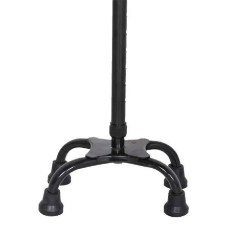 Mediva Aluminium Black Cane with Broad Base