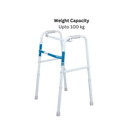 Peaar 100kg Aluminum Frame Silver Reciprocal Foldable Walker for Adult