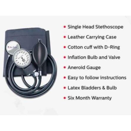 Dr Odin OD-50A Black Sphygmomanometer