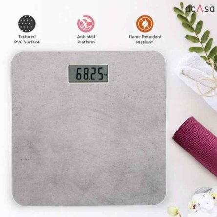 Acasa Digiscale Flagship Pro 5-180kg Grey Digital Weighing Machine