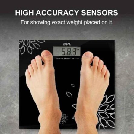 BPL Black PWS-01+ 180kg Personal Weighing Scale