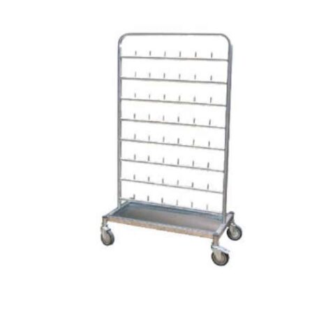 Divine Medicare 137x76x46cm 8 Row Swab Rack