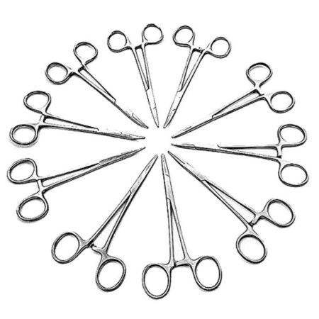 Forgesy 5 inch Stainless Steel Mosquito Hemostat Locking Forceps