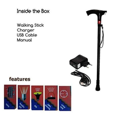 MCP Smart Walking Stick with FM Radio