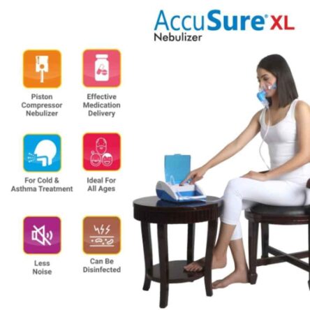 AccuSure XL Compressor Nebulizer Machine with Mouth