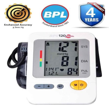 BPL 120/80 B1 White Automatic Blood Pressure Monitor