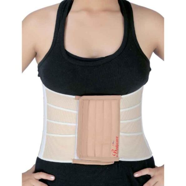 Bodycare Cotton & Elastic Beige Fine Sacro Lumber Brace